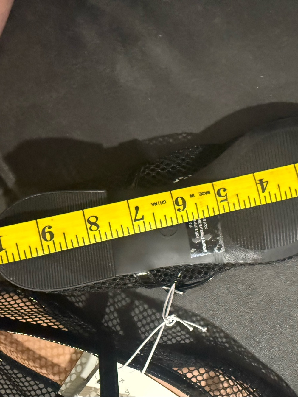 a new day Women's Black Mesh Mary Jane Memory Foam Flats - Picture 7 of 8
